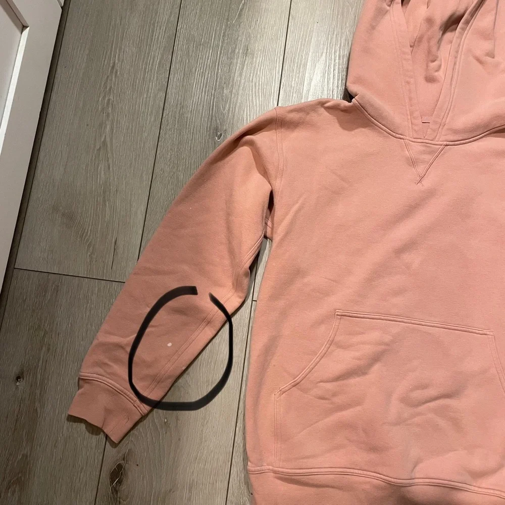 Lululemon All Yours Fleece Hoodie Pink Pastel Women's Size‎ 6